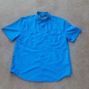 Stillwater Supply Company BUTTON DOWN COLLAR Fishing Shirt, NOSWOT